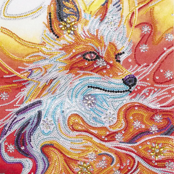 Broderie diamant – Renard