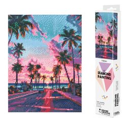 Broderie diamant - Palmiers