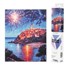 Broderie diamant - Feu d'artifice