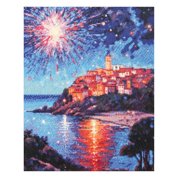 Broderie diamant - Feu d artifice