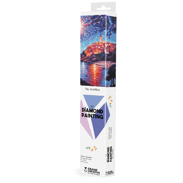 Broderie diamant - Feu d artifice