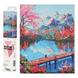 Broderie diamant – Lac