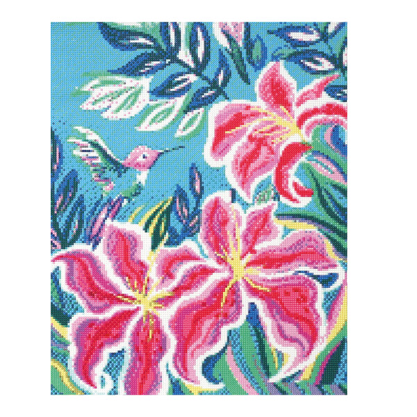 Broderie diamant - Colibri