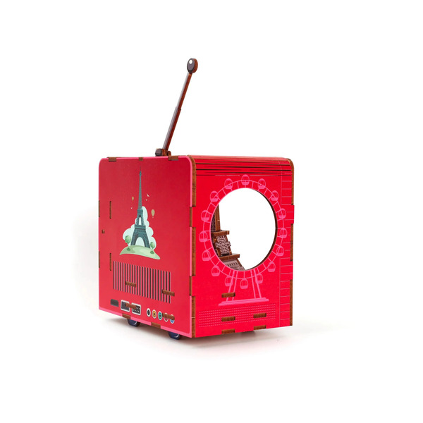 Maquette en bois 3D TV - Paris
