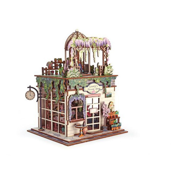 Maquette en bois - Mon petit fleuriste