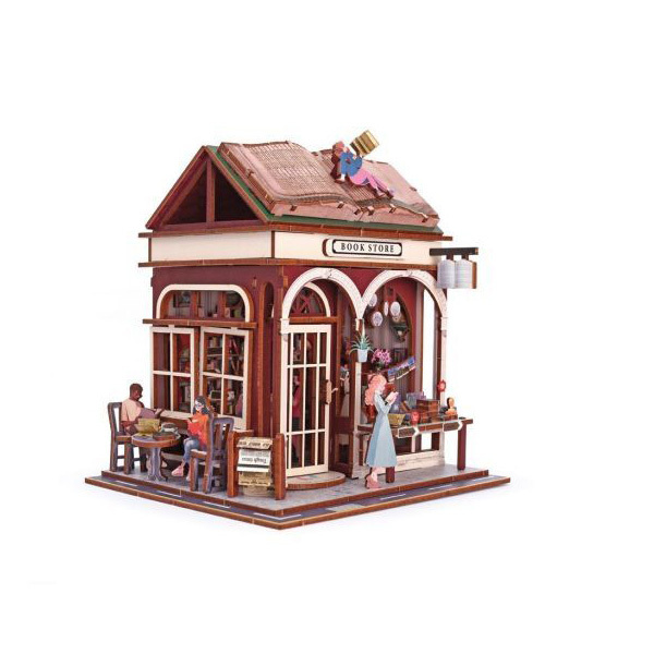 Maquette en bois - Ma petite librairie