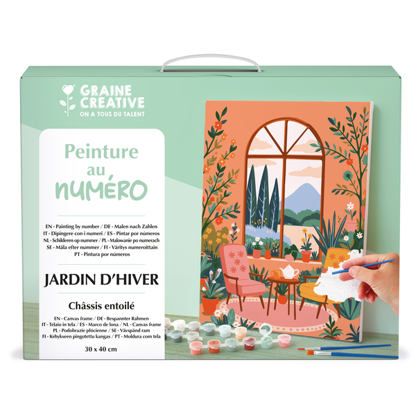 Peinture au numéro - Jardin d hiver