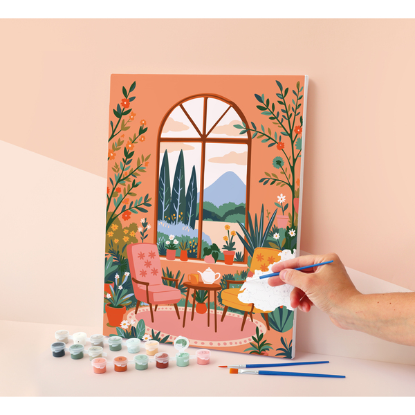 Peinture au numéro - Jardin d hiver