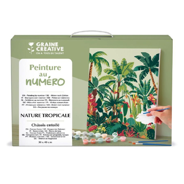 Peinture au numéro - Nature tropicale