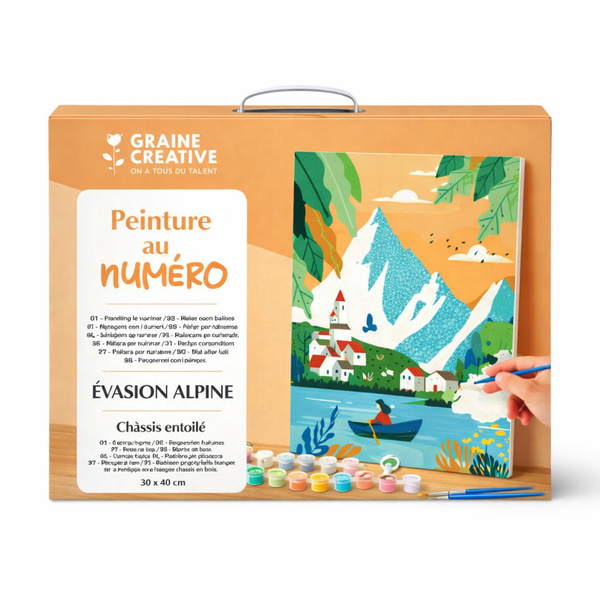 Peinture au numéro - Évasion alpine