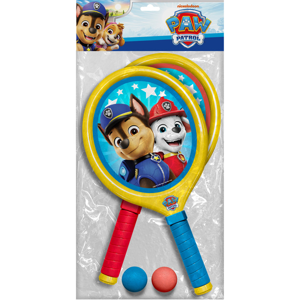 Set raquettes et balles souples - Pat Patrouille