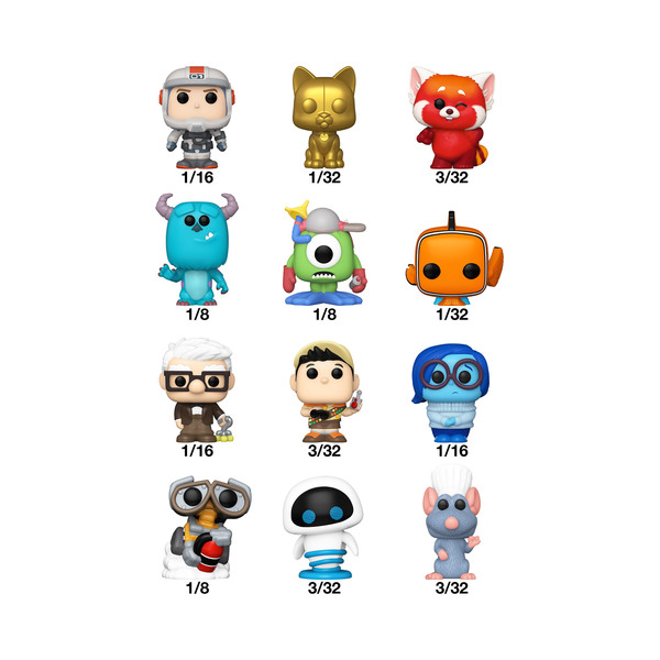 Figurine Bitty Pop! Disney Pixar x1 (modèle aléatoire)