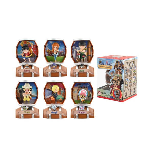 Capsule baril surprise One Piece - Figurine 9cm (modèle aléatoire)