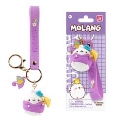 Porte-clé Molang 4 saisons (modèle aléatoire)