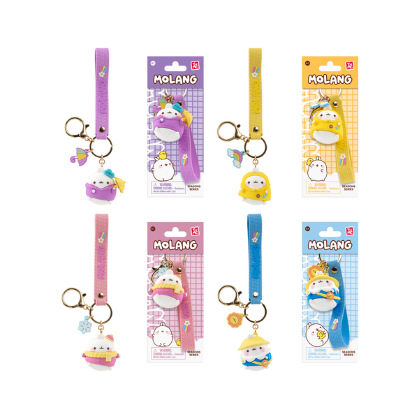 Porte-clé Molang 4 saisons (modèle aléatoire)