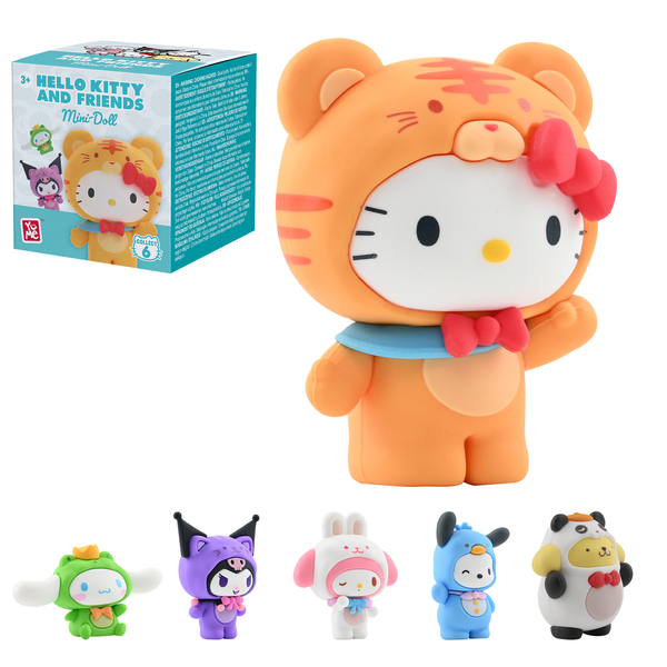 Mini figurine mystère Hello Kitty and Friends - Forêt (modèle aléatoire)