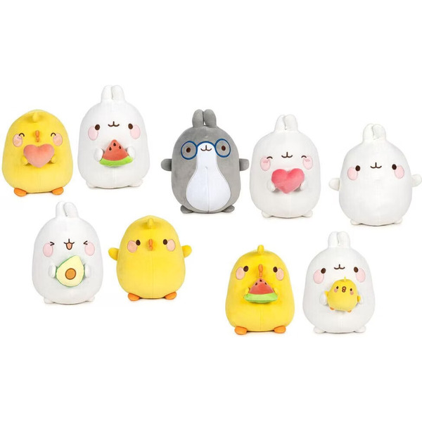 Peluche Molang Piu Piu 22cm (modèle aléatoire)