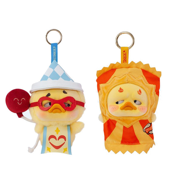 Porte-clé canard surprise - Upset Duck Crazy Circus 1983 (modèle aléatoire)