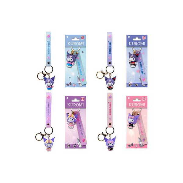 Porte-clé Kuromi Hello Kitty - Série Outfit (modèle aléatoire)