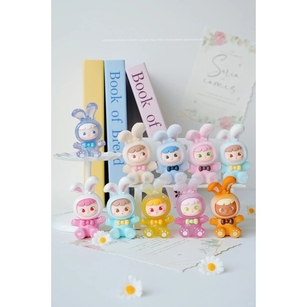 Porte-clé peluche Hidden Wooo Cimmy Love You Ten Thousand (modèle aléatoire)