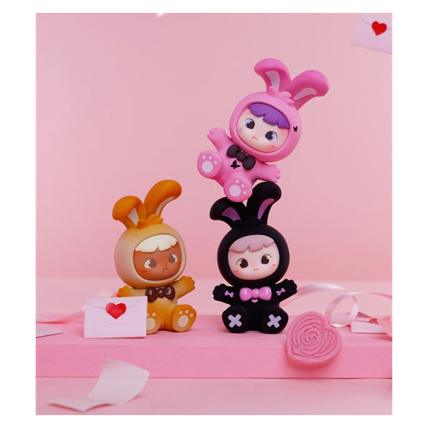 Porte-clé peluche Hidden Wooo Cimmy Love You Ten Thousand (modèle aléatoire)