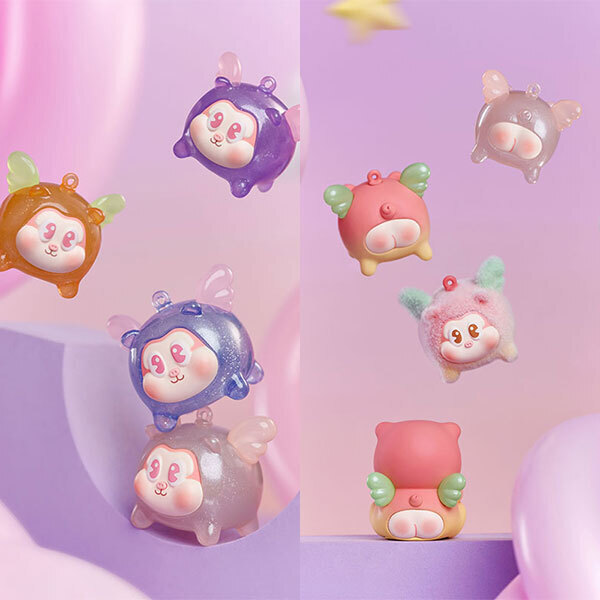 Mini figurine The SLLO en boîte mystère - Cochon volant (modèle aléatoire)