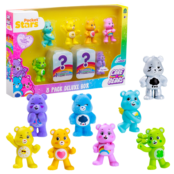 Coffret 8 mini figurines Bisounours 5cm (dont  2 surprises)