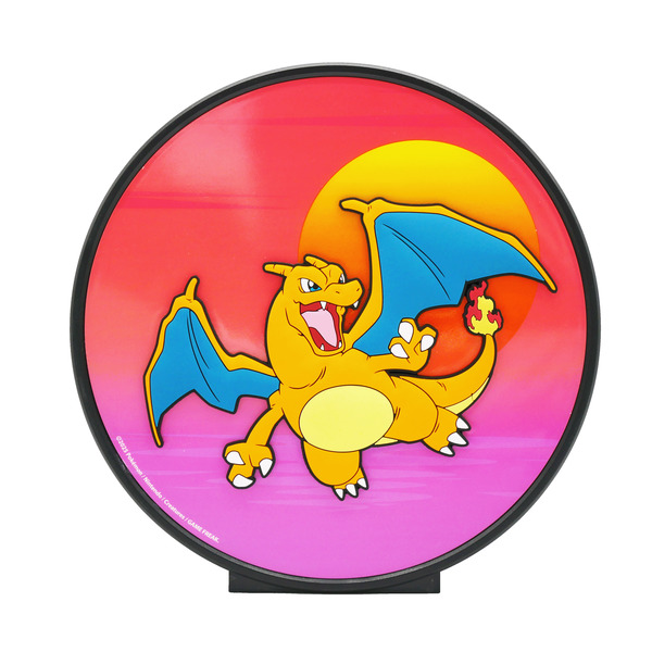 Décoration lumineuse Pokémon - Dracaufeu sunset