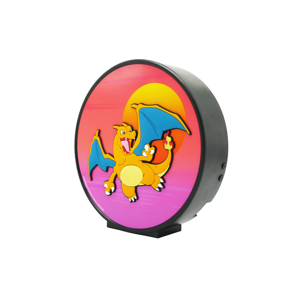 Décoration lumineuse Pokémon - Dracaufeu sunset