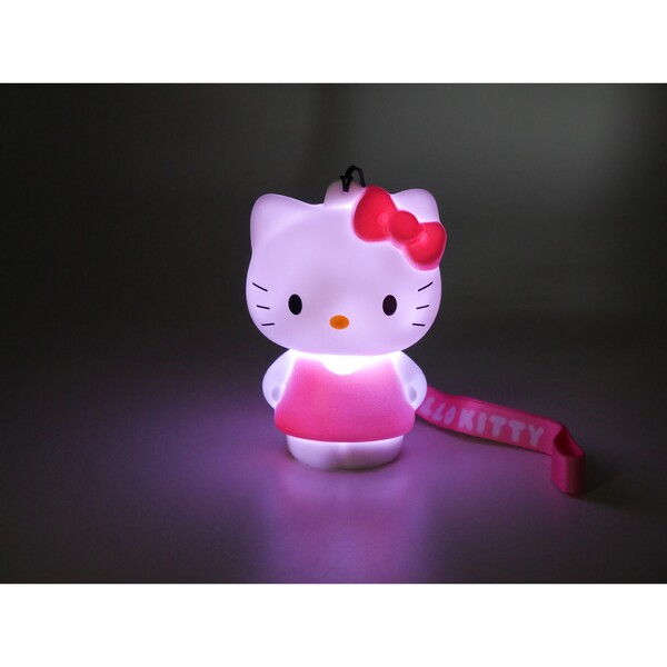 Figurine lumineuse Hello Kitty rose