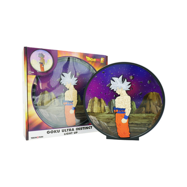 Décoration lumineuse Dragon Ball Super Goku ultra instinct