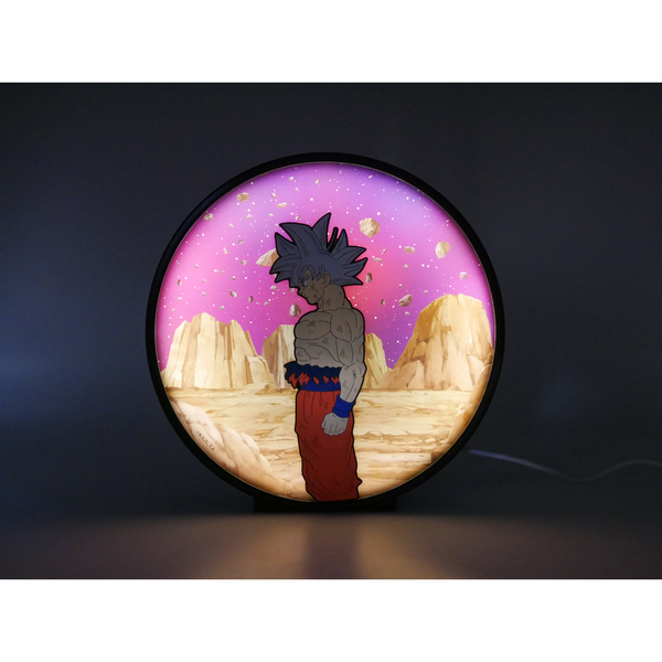 Décoration lumineuse Dragon Ball Super Goku ultra instinct