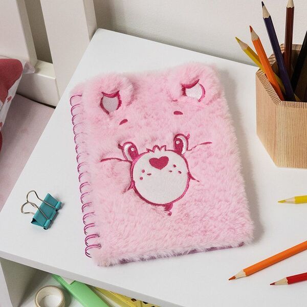 Carnet fluffy à spirales Bisounours
