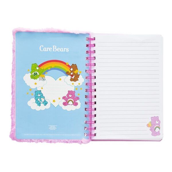 Carnet fluffy à spirales Bisounours