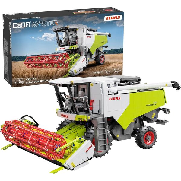 Set de construction CaDA Master - Claas Dominator 370 radiocommandé (4567 pièces)