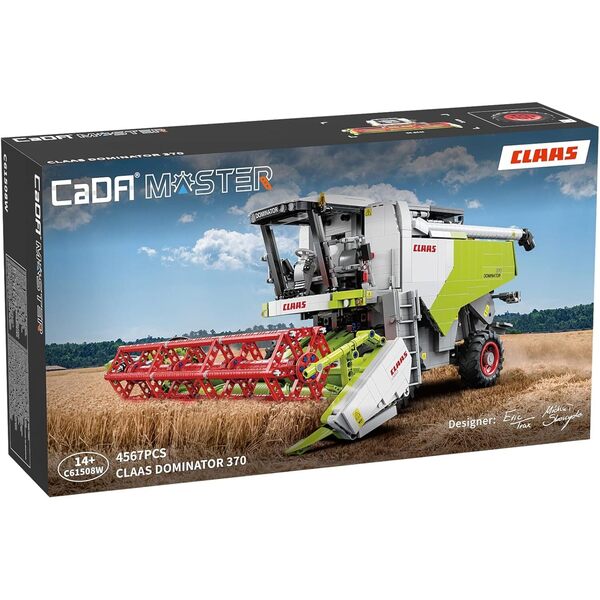 Set de construction CaDA Master - Claas Dominator 370 radiocommandé (4567 pièces)