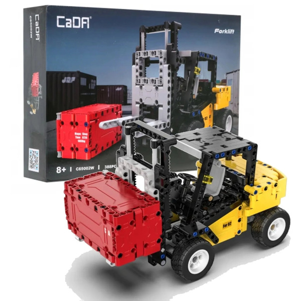 Set de construction CaDA - Chariot élévateur (388 pièces)
