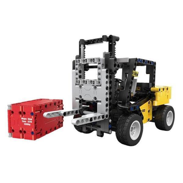 Set de construction CaDA - Chariot élévateur (388 pièces)