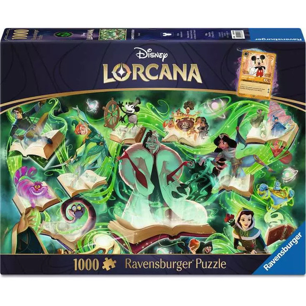 Puzzle Lorcana 1000 pièces - Encre Émeraude