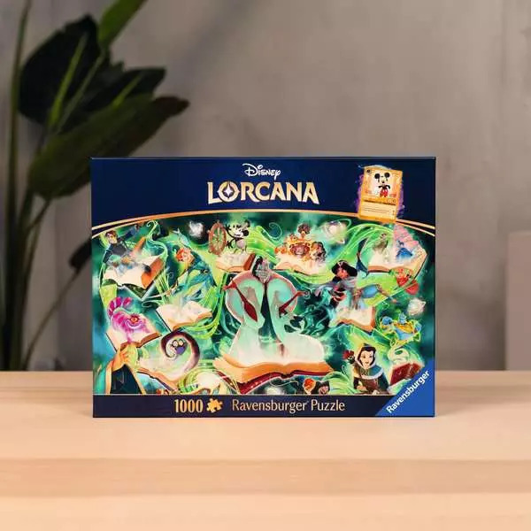 Puzzle Lorcana 1000 pièces - Encre Émeraude