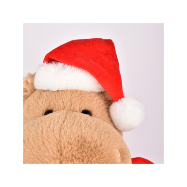 Peluche hippo Kris Hug Noël 38cm