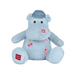 Peluche hippo Cali Dreamin' Bleu 38cm
