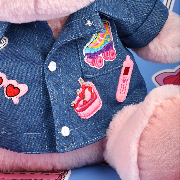 Peluche hippo Pink Mallow38cm