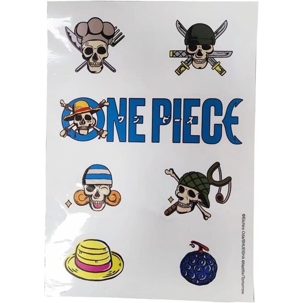 Kit pour chiller avec gourde, plaid, figurine et stickers - One Piece