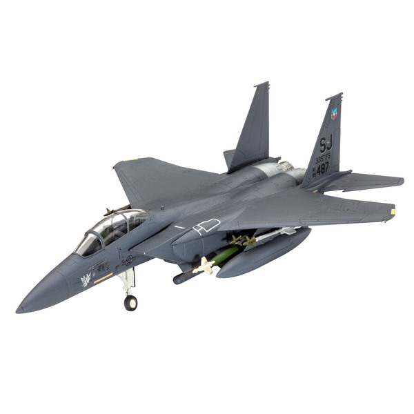 Maquette F-15E Strike Eagle et bombes