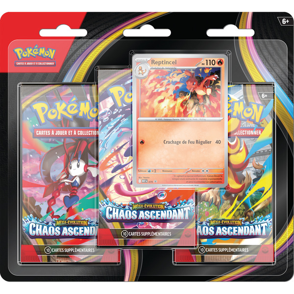 Tripack Pokémon ME04 Chaos Ascendant