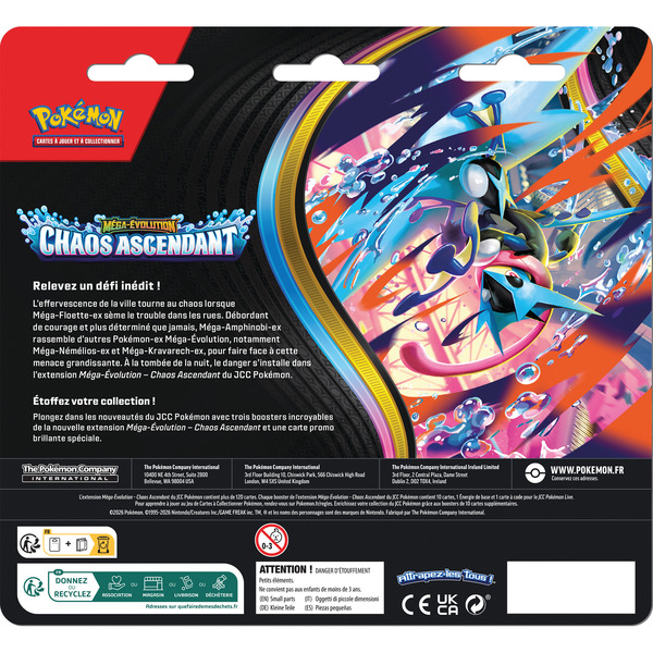 Tripack Pokémon ME04 Chaos Ascendant