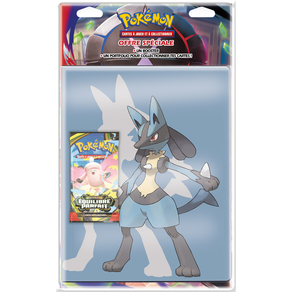 Cahier Pokémon et Booster ME03 Equilibre Parfait