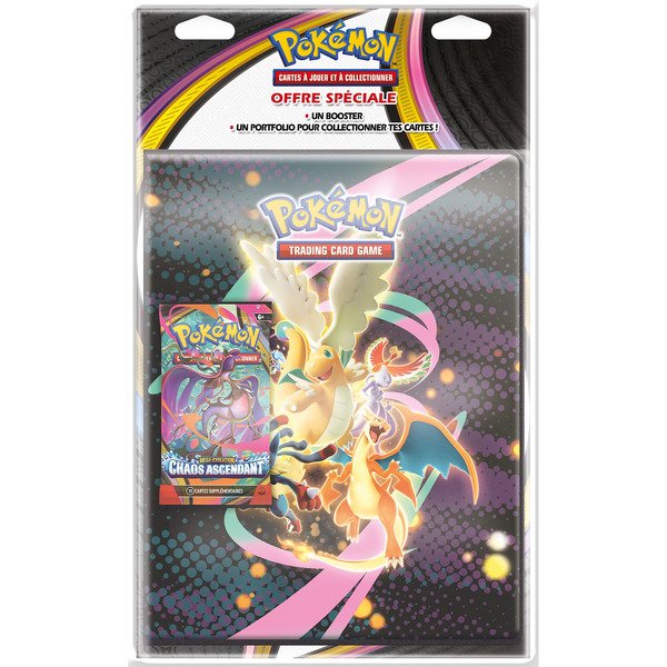 Classeur Pokémon et Booster ME04 Chaos Ascendant