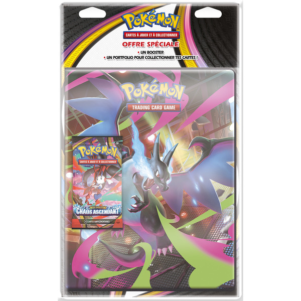Classeur Pokémon et Booster ME04 Chaos Ascendant
